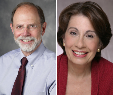 Paul Blumenthal (left), Beverly Winikoff (right)