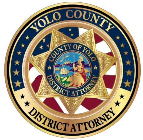 Golden badge with American flag