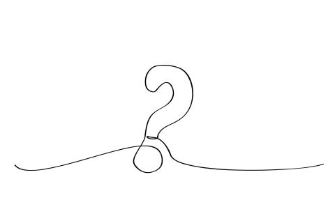 Question line drawing
