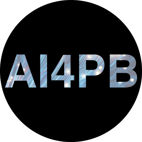 AI4PB in a black circle