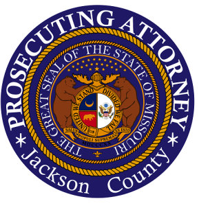 Blue circular logo for the Jackson county Prosecuting Authority