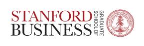 Logo for the Stanford Business School